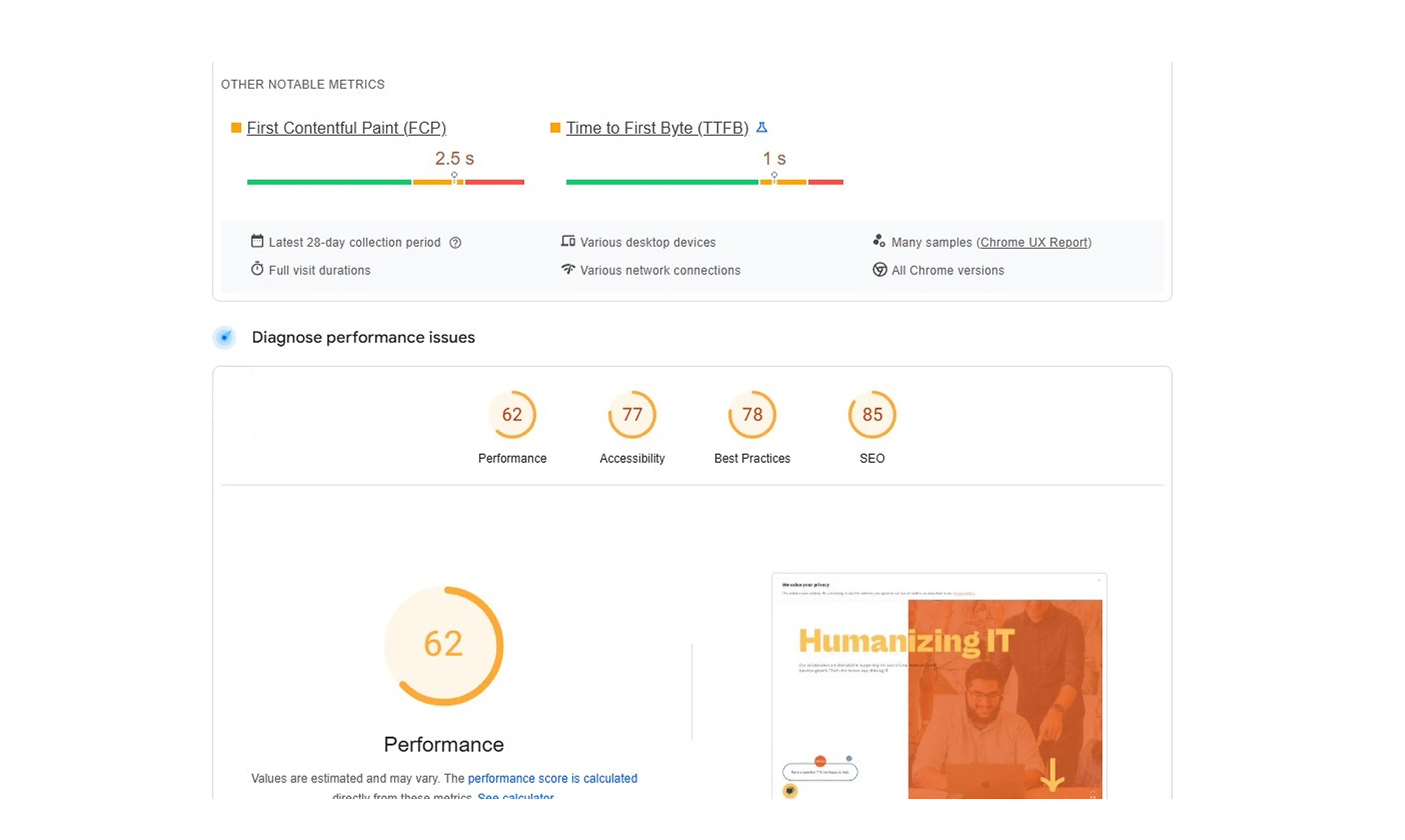 Infographic presenting business impact metrics with photos of professionals and a group of four people in discussion, highlighting 40% increase in efficiency and 50% faster project execution.