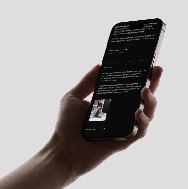 Informational panels describing AI4Eyes eye care technology with a person on a laptop, device image, and key features like faster diagnostics and personalized treatment.